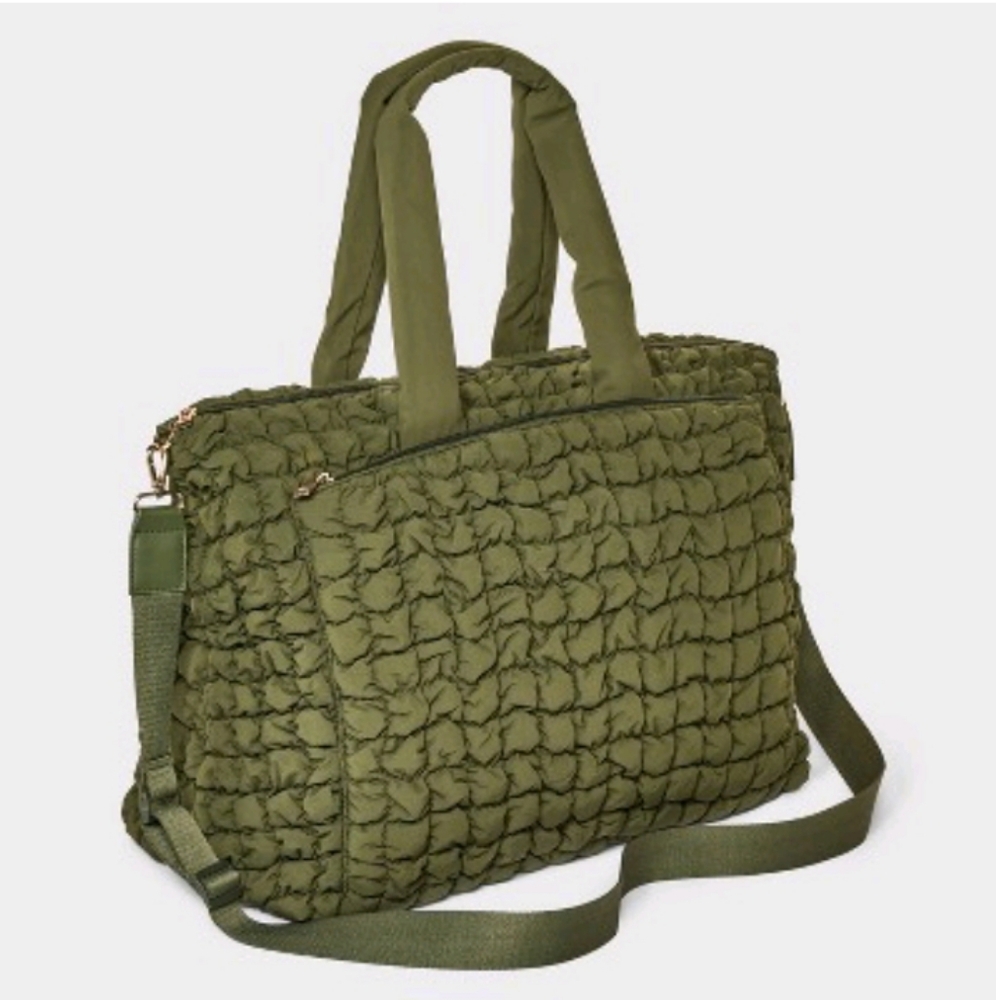 Quilted Weekender Bag
